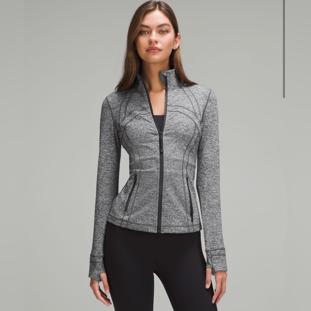 lululemon heathered gray define jacket